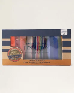 Pendleton 3-PACK NATIONAL PARK SOCKS GIFT BOX YELLOWSTONE TAUPE/ROCKY MTN/GRAND CANYON Discount