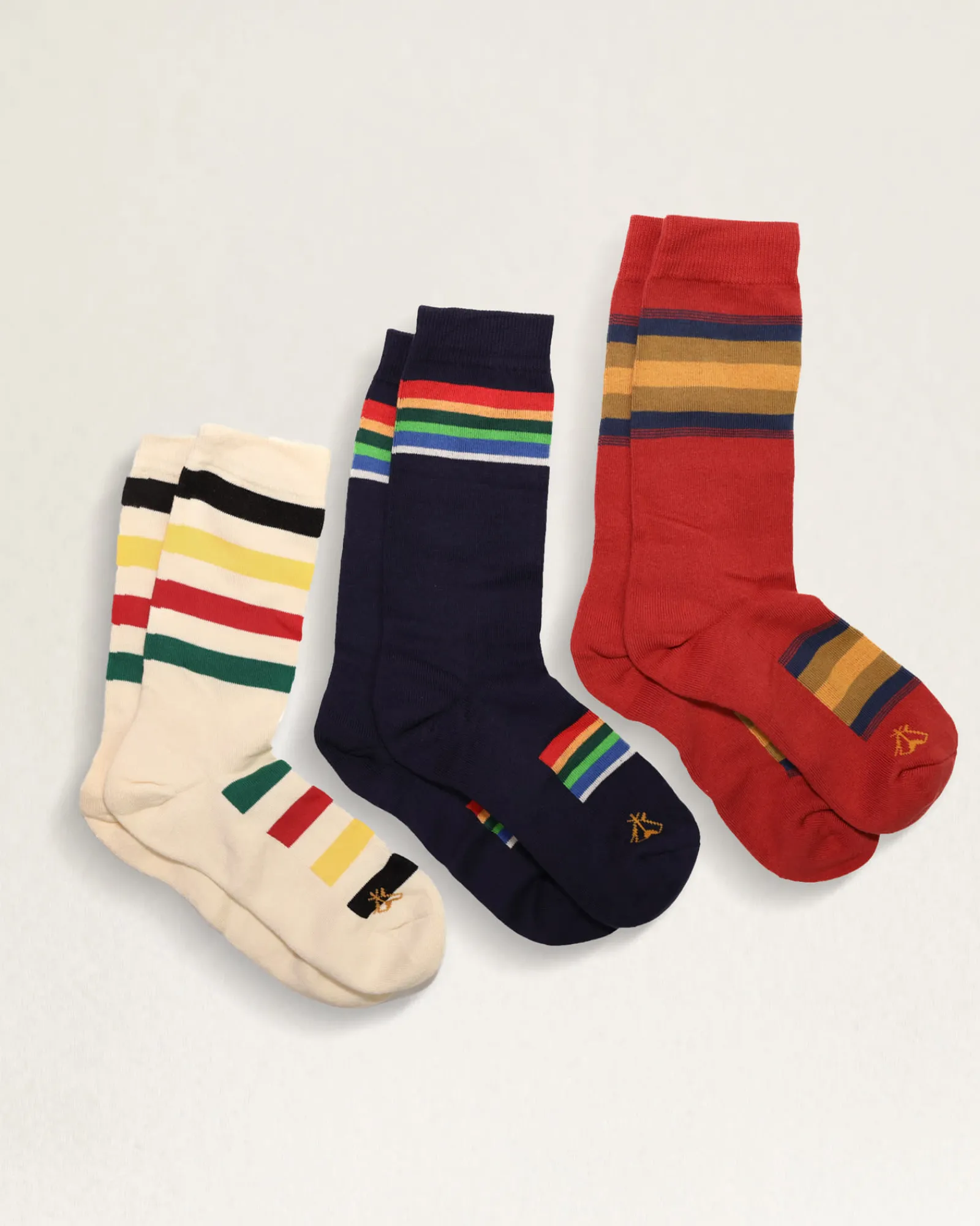 Pendleton 3-PACK NATIONAL PARK SOCKS GIFT BOX GLACIER/CRATER/ZION Clearance