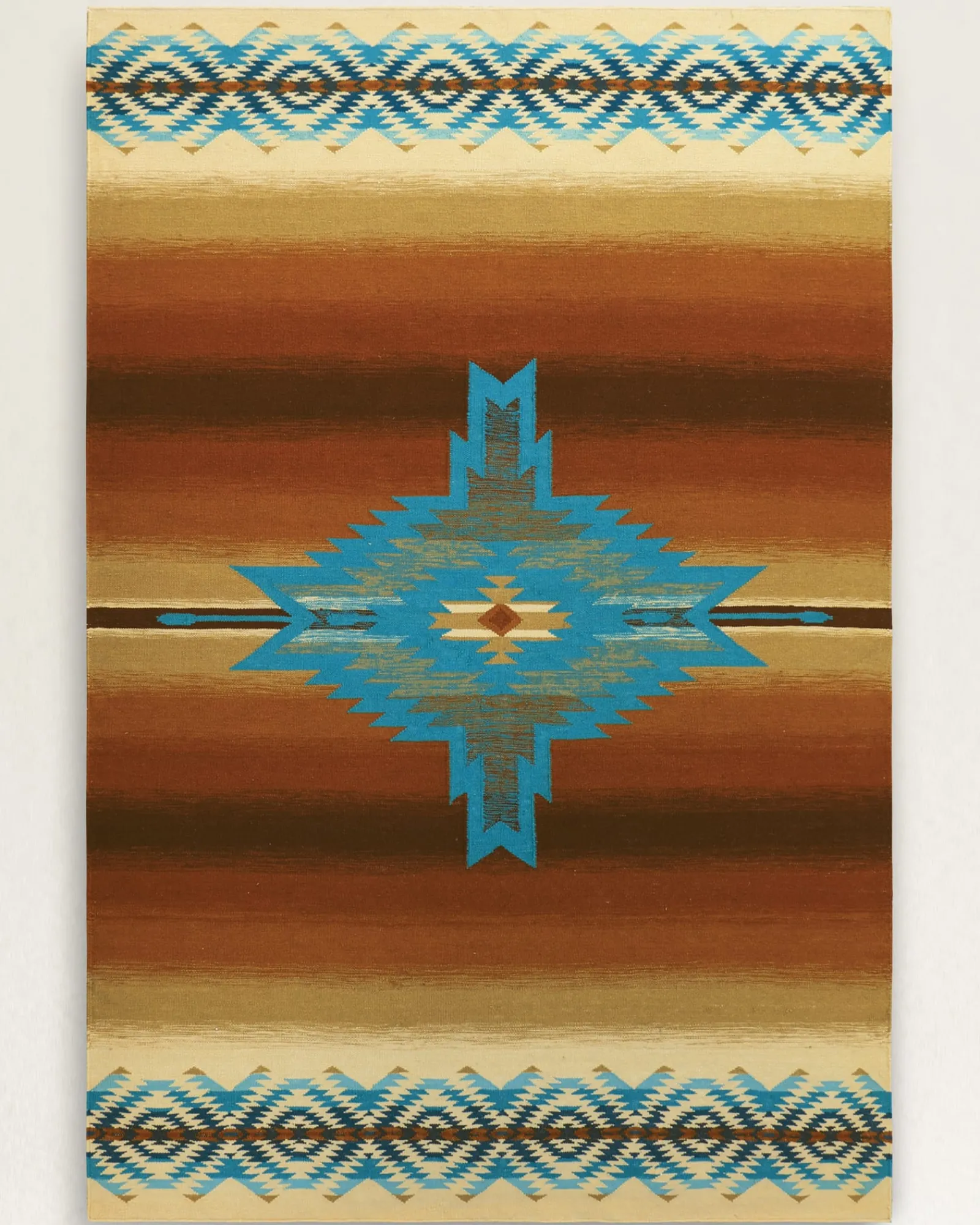 Pendleton PAGOSA SPRINGS RUG RUST/TURQUOISE Fashion