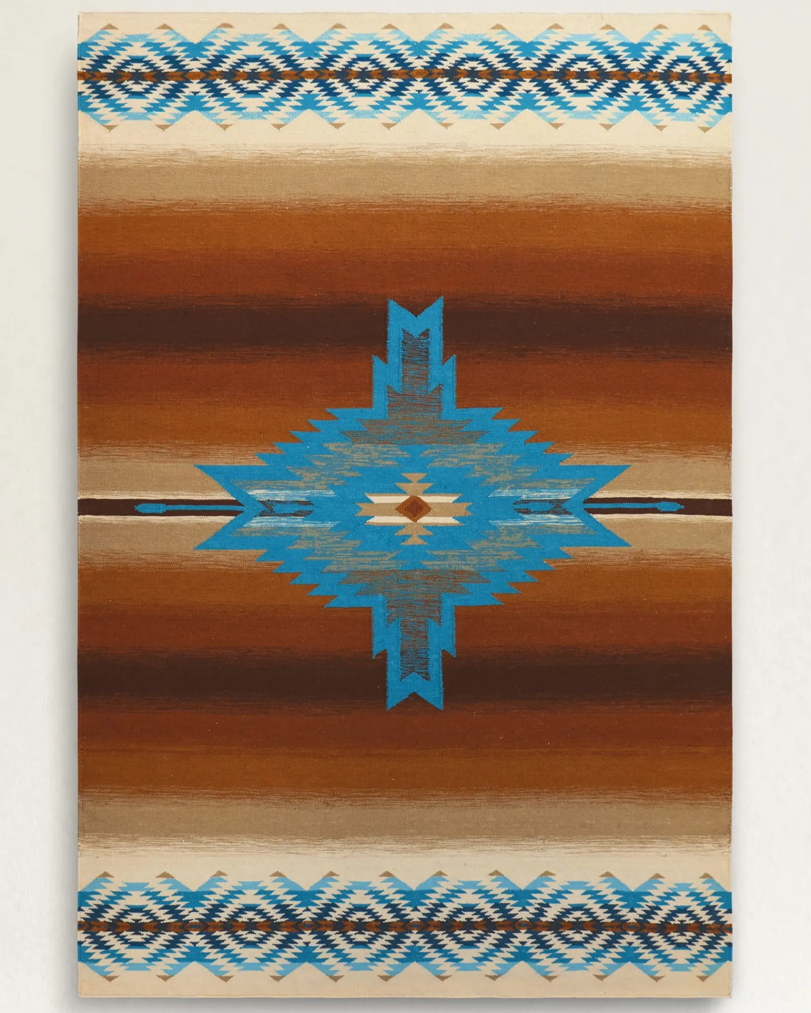 Pendleton PAGOSA SPRINGS RUG RUST/TURQUOISE Fashion