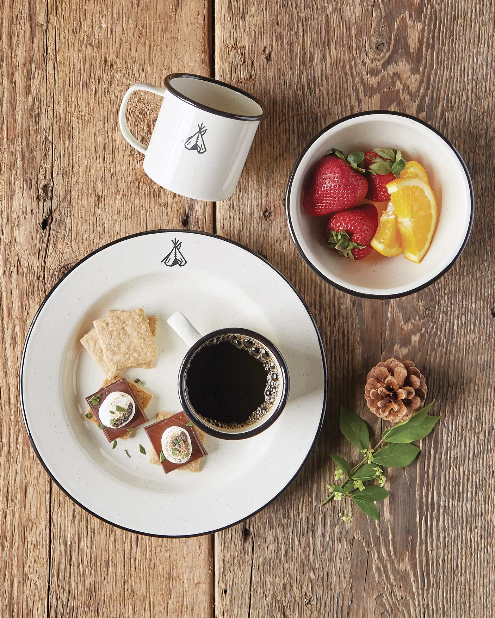 Pendleton CAMP ENAMELWARE DISHES ONE SIZE Clearance
