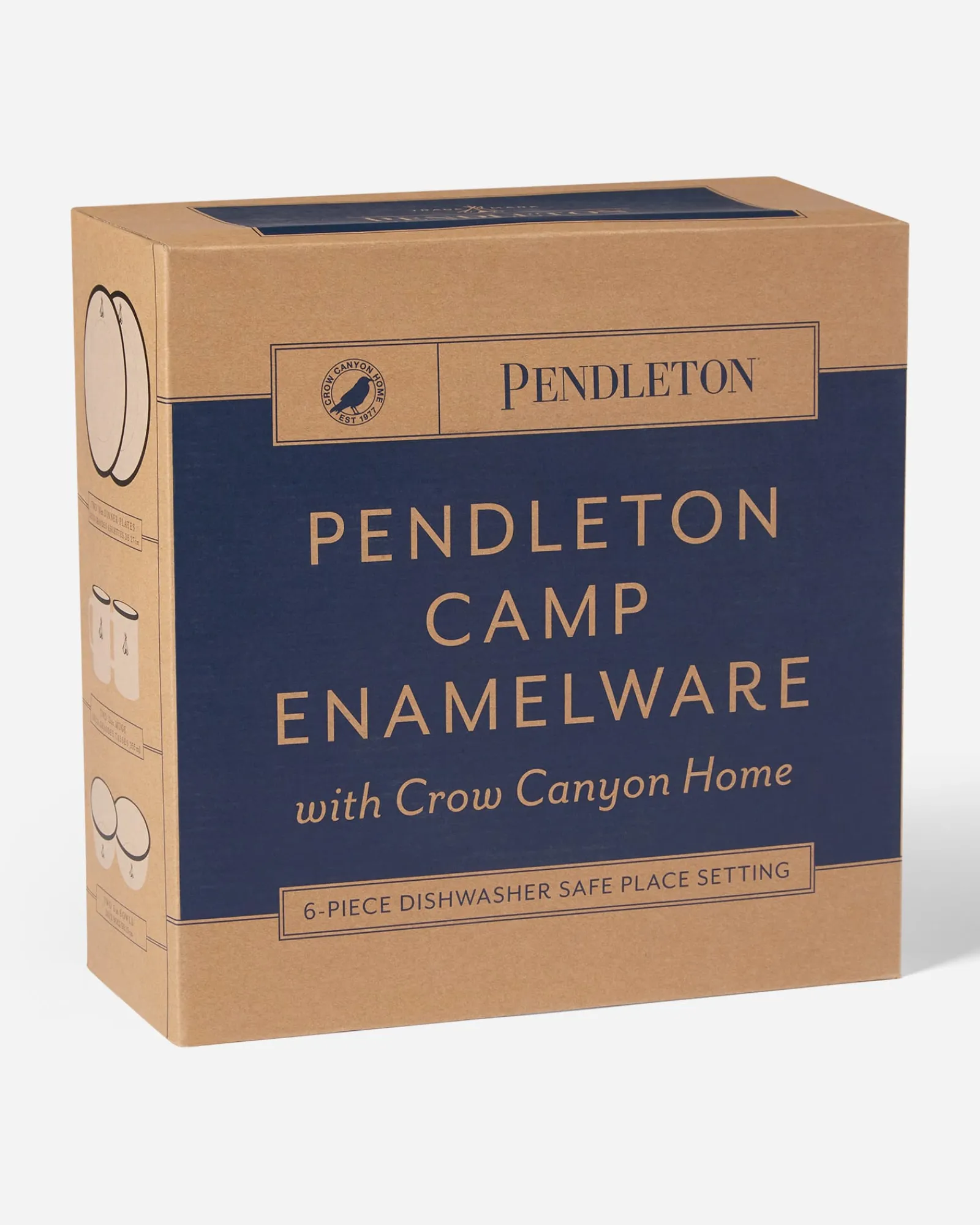 Pendleton CAMP ENAMELWARE DISHES ONE SIZE Clearance