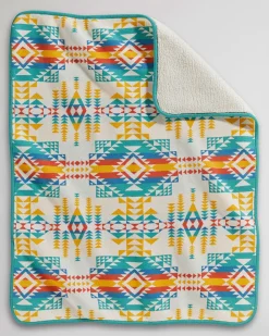 Pendleton PILOT ROCK SHERPA STROLLER BLANKET ONE SIZE Sale