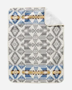 Pendleton SILVER BARK SHERPA STROLLER BLANKET ONE SIZE New
