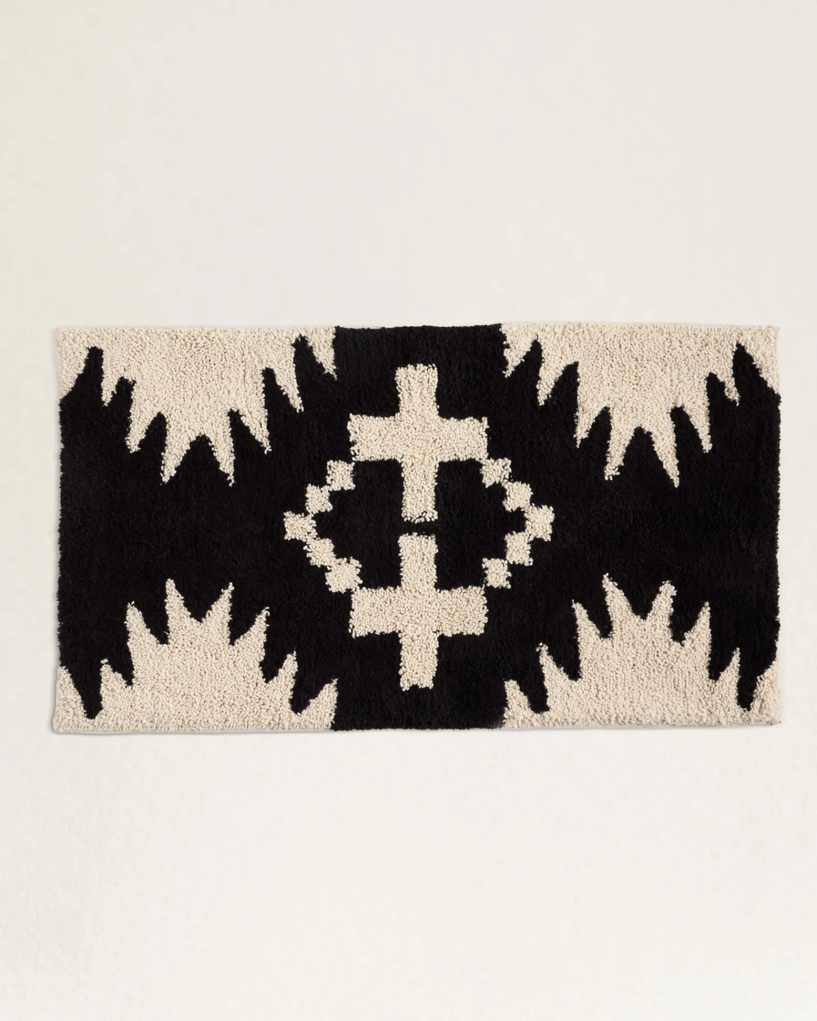 Pendleton SPIDER ROCK BATH RUG BLACK/WHITE Outlet