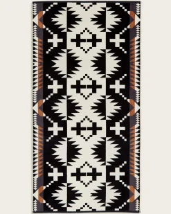 Pendleton SPIDER ROCK TOWEL COLLECTION BLACK/WHITE Fashion