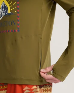 Pendleton SURF UNISEX LONG-SLEEVE RASHGUARD DARK OLIVE Discount