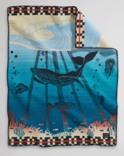 Pendleton TIDE SCHOOL CRIB BLANKET ONE SIZE New