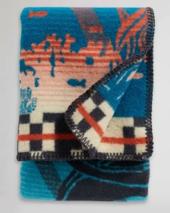Pendleton TIDE SCHOOL CRIB BLANKET ONE SIZE New