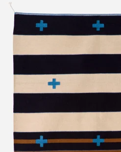Pendleton TURQUOISE CROSSES RUG CREAM/BLUE Hot