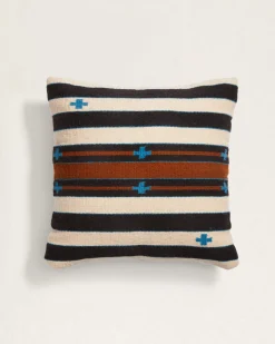 Pendleton TURQUOISE CROSSES SQUARE PILLOW ONE SIZE New