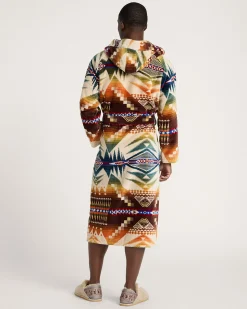 Pendleton UNISEX MYSTIC LAKE COTTON TERRY VELOUR BATHROBE MULTI Outlet