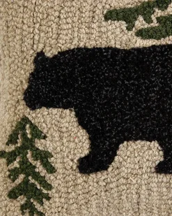 Pendleton WANDERING BEAR HOOKED SQUARE PILLOW ONE SIZE Hot