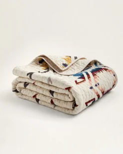 Pendleton WHITE SANDS PRINTED QUILT SET IVORY MULTI Best