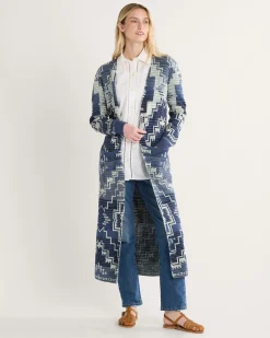 Pendleton WOMEN'S COTTON DUSTER CARDIGAN INDIGO MULTI Online