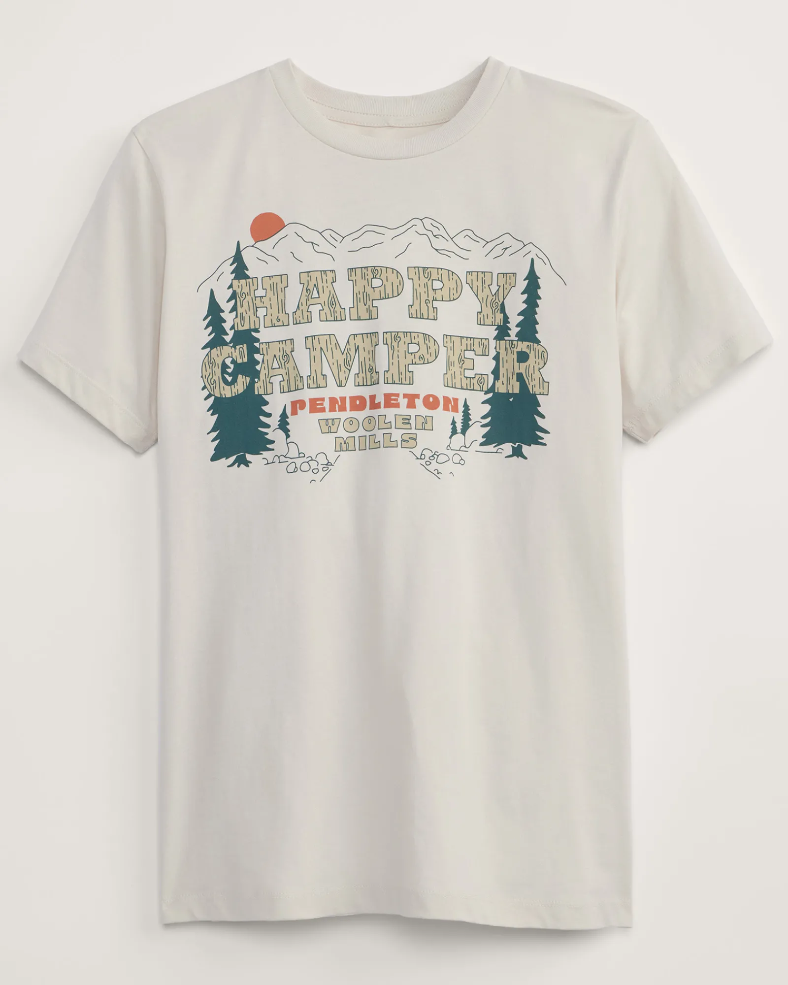 Pendleton WOMEN'S HAPPY CAMPER GRAPHIC TEE BONE Hot