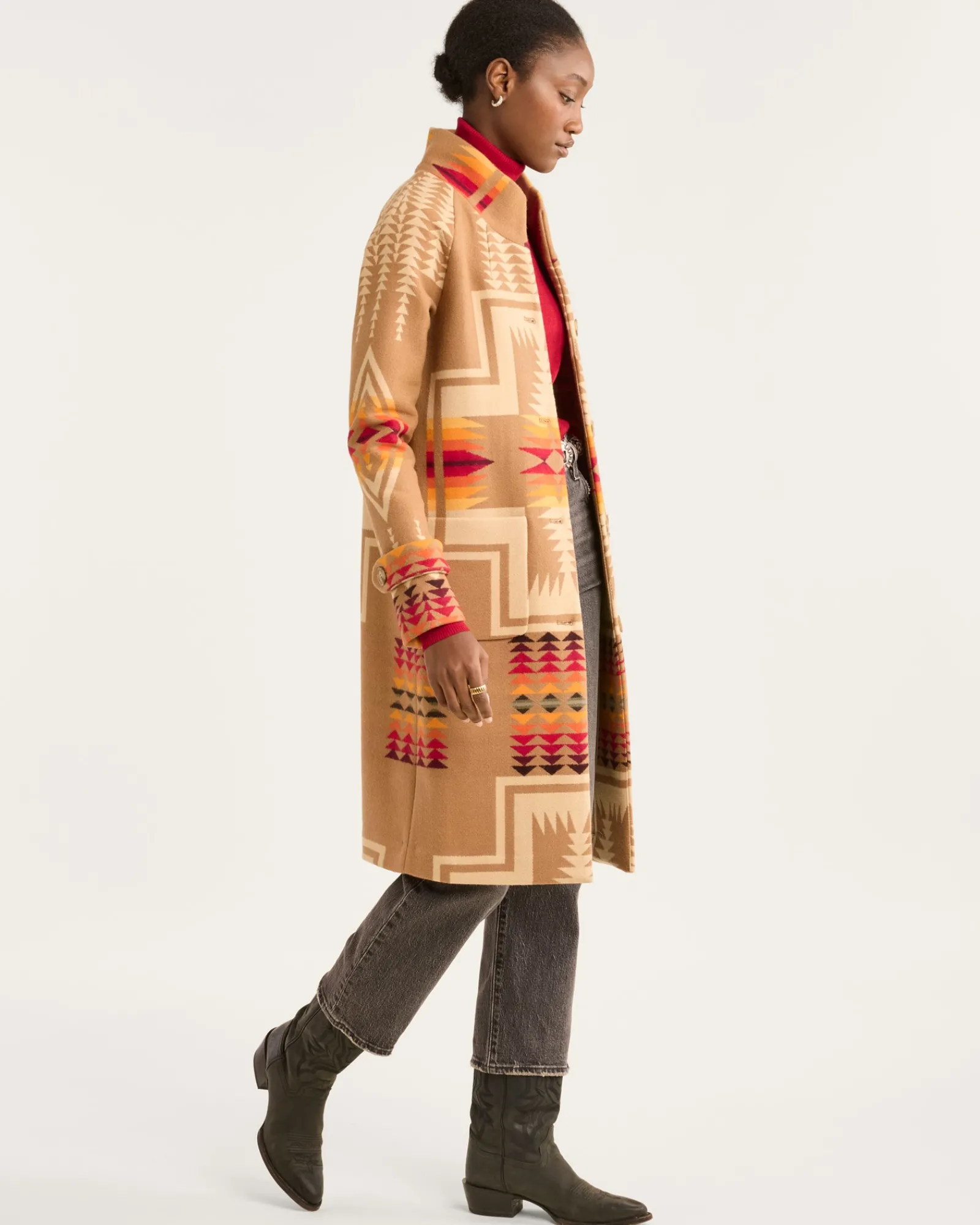 Pendleton WOMEN'S HARDING ARCHIVE BLANKET COAT MISSES Best