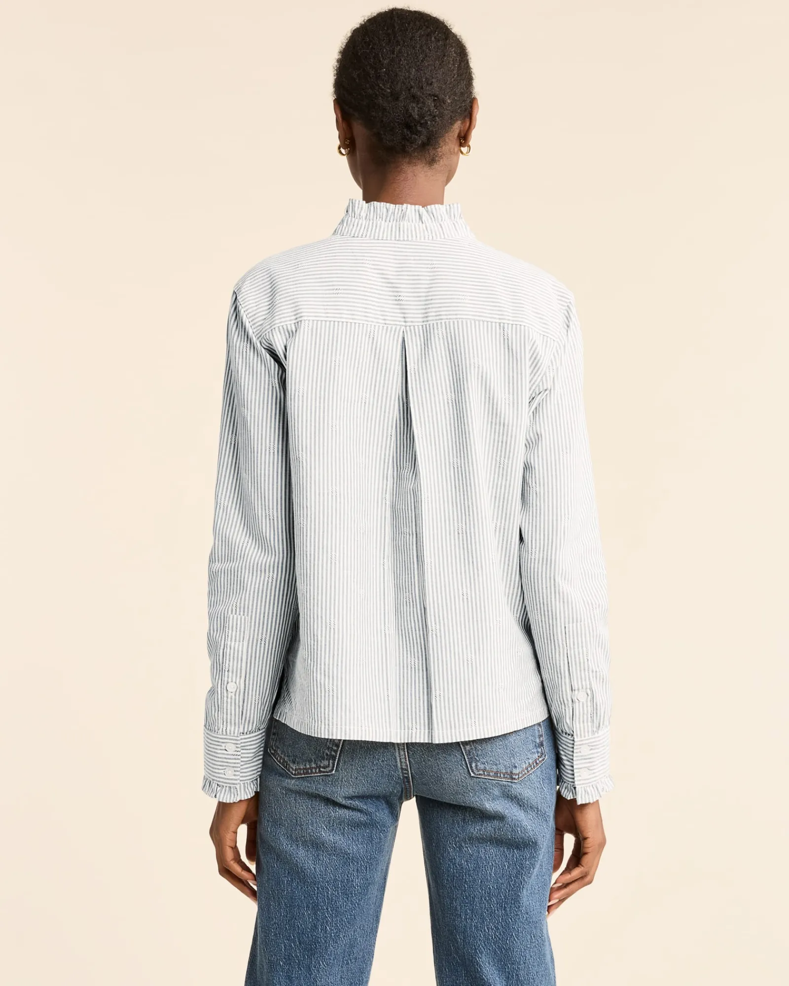 Pendleton WOMEN'S LONG-SLEEVE ELOISE SHIRT VINTAGE INDIGO/WHITE Hot