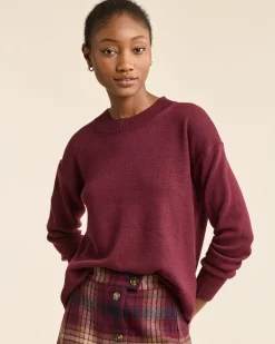 Pendleton WOMEN'S MERINO SWEATER MERLOT Sale