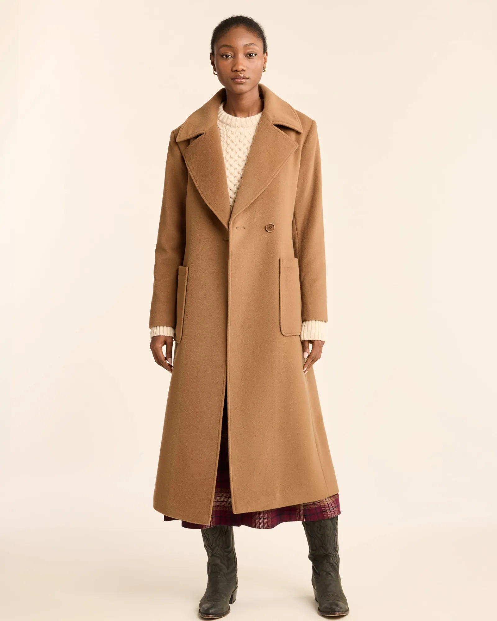 Pendleton WOMEN'S NOB HILL WOOL WRAP COAT CAMEL New
