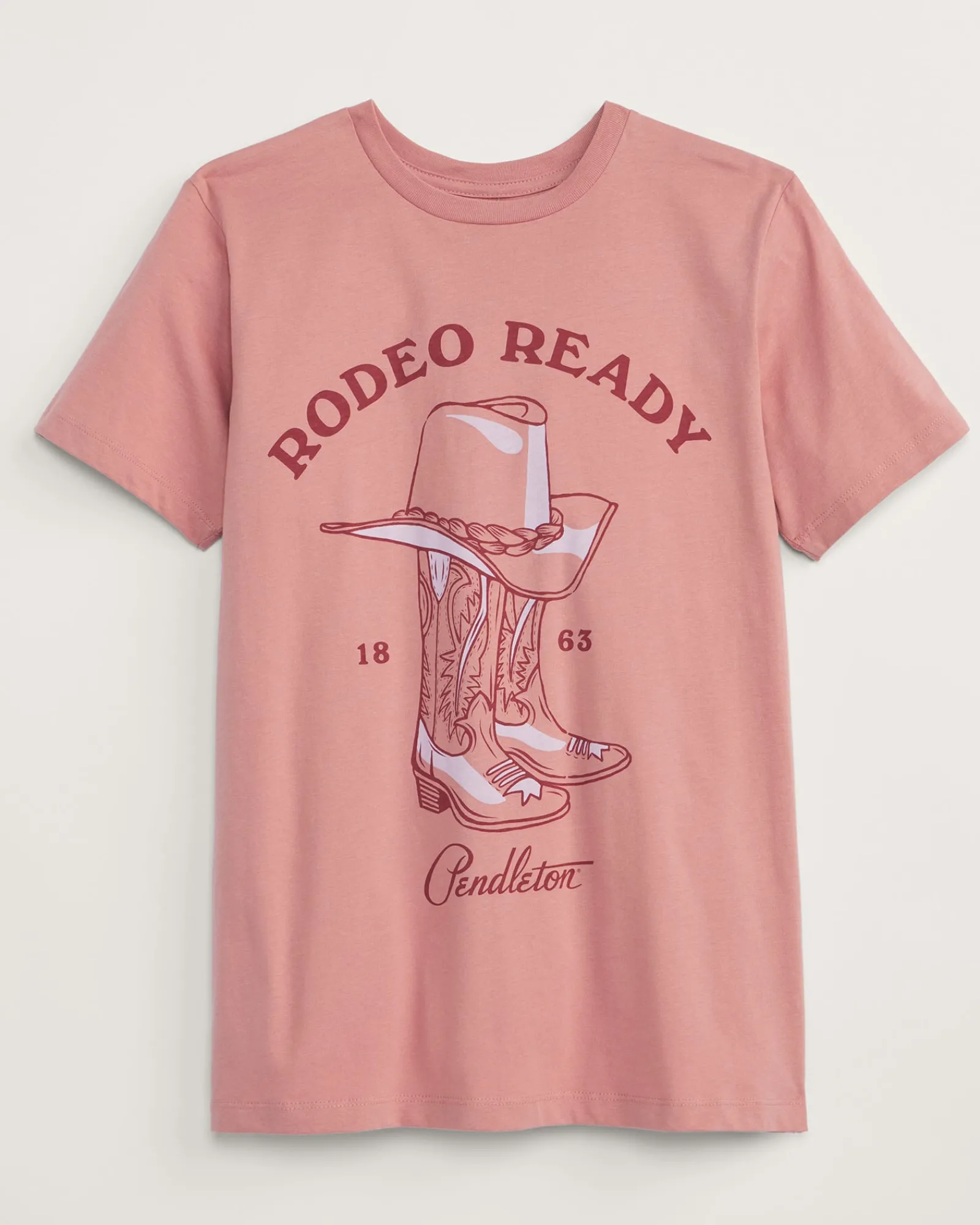 Pendleton WOMEN'S RODEO READY GRAPHIC TEE DUSTY ROSE Discount