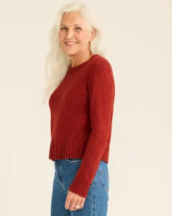 Pendleton WOMEN'S SHETLAND COLLECTION SWEATER CHILI RED Best