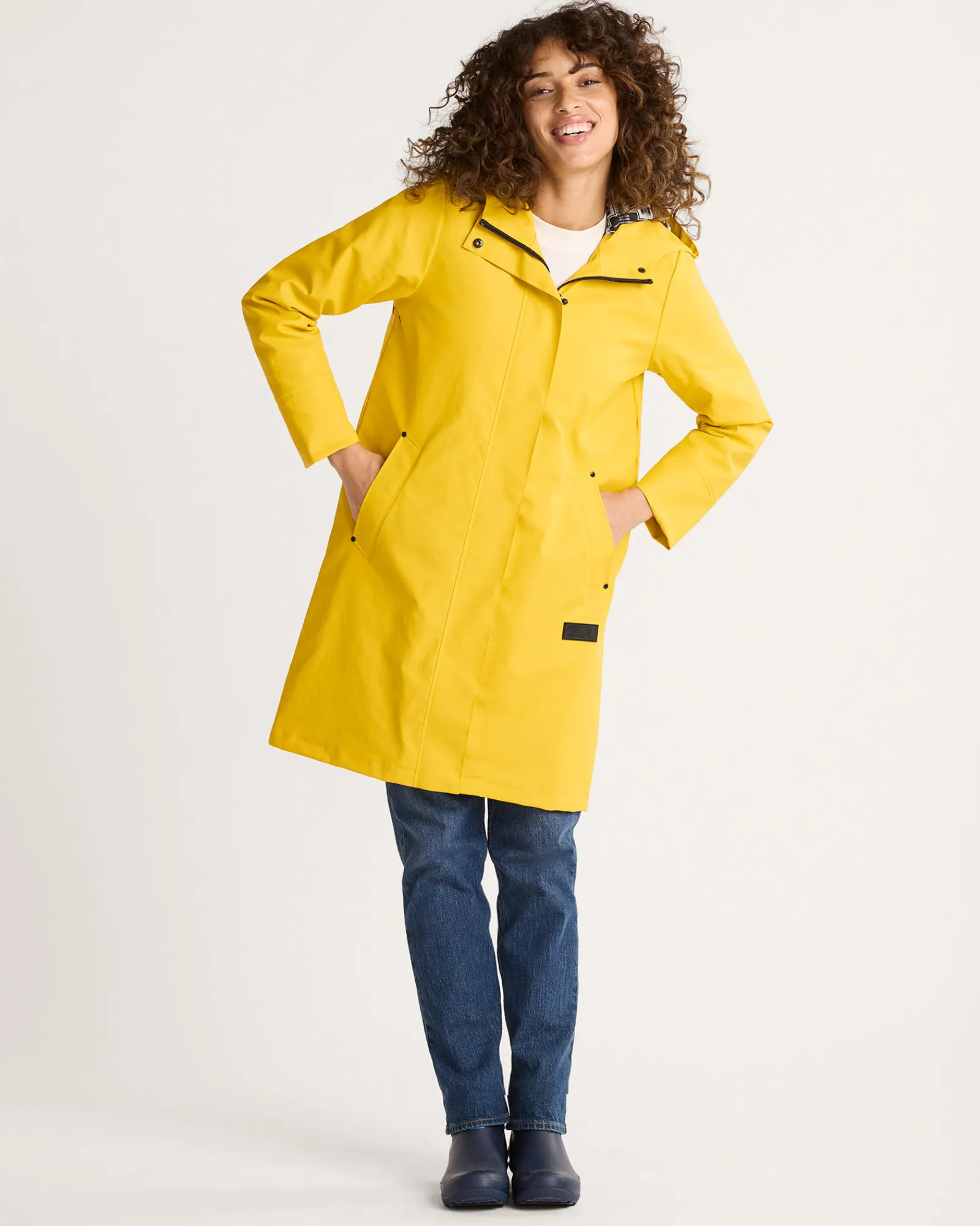 Pendleton WOMEN'S VICTORIA RAIN SLICKER YELLOW Hot