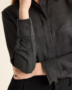 Pendleton WOMEN'S WORSTED WOOL SHIRT BLACK Sale
