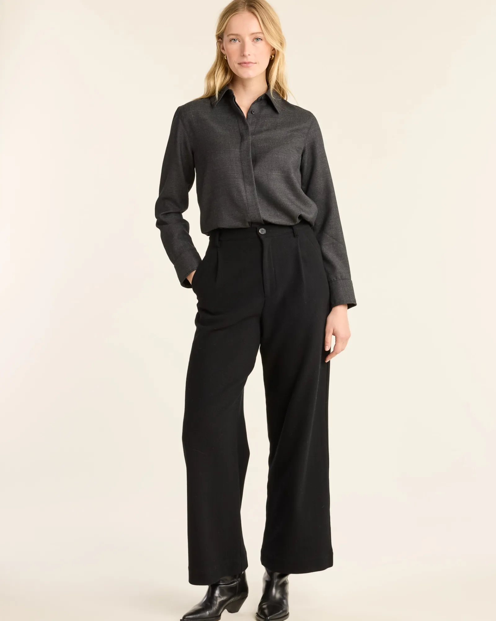 Pendleton WOMEN'S WORSTED WOOL SHIRT BLACK Sale
