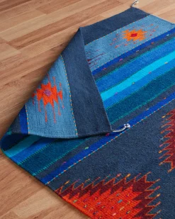 Pendleton ZAPOTEC MIDNIGHT RUG BLUE/ORANGE Outlet